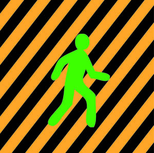 Kein Fußweg auf Grund der Baustelle.